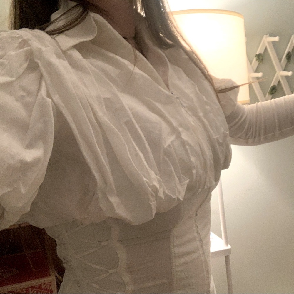 LUXURY Romantic Puffy Renaissance Bard Pirate Blouse